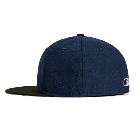 New Era 59Fifty Seattle Mariners 30th Anniversary Patch Hat - Navy, Black, Lime Green