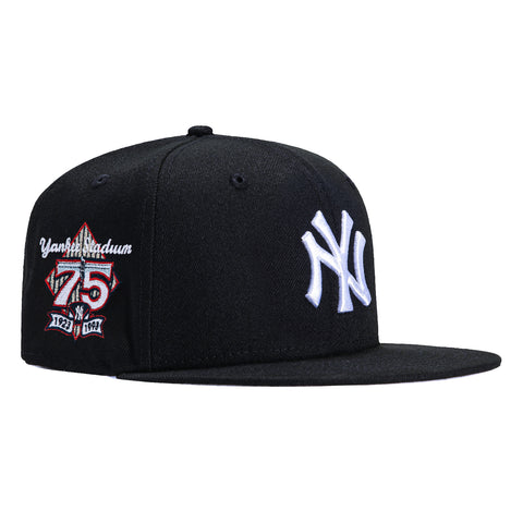 New Era 59Fifty New York Yankees 75th Anniversary Stadium Patch Hat - Navy