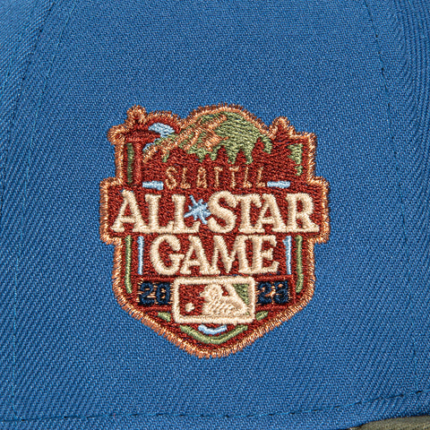 New Era 59Fifty Seattle Mariners 2023 All Star Game Patch Hat - Indigo, Olive