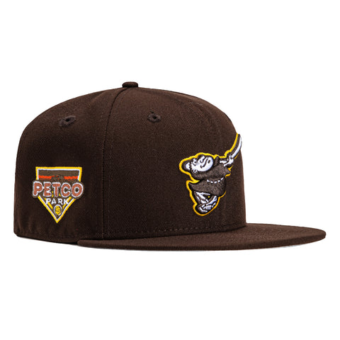 New Era 59Fifty San Diego Padres Petco Park Patch Friar Hat - Brown