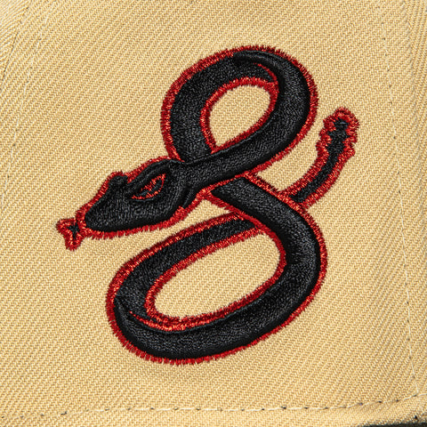 New Era 59Fifty Arizona Diamondbacks City Snake Patch A Hat - Tan, Black, Sedona Red