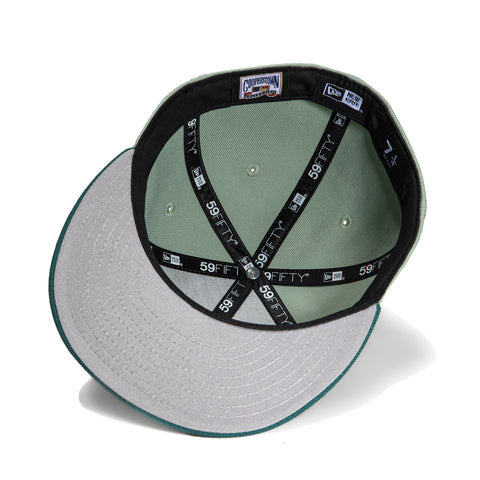 New Era 59Fifty Toronto Blue Jays 25th Anniversary Patch Hat - Everest Green, Green
