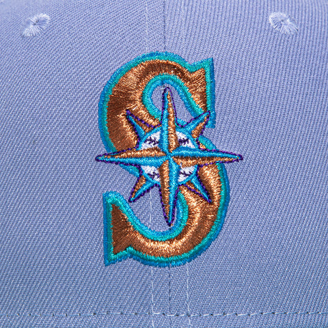 New Era 59Fifty Seattle Mariners 2023 All Star Game Patch Hat - Lavender, Teal
