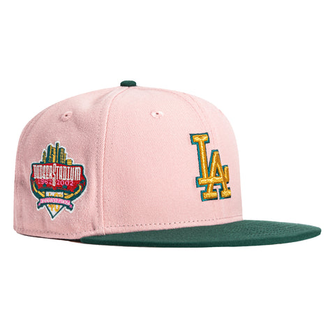 New Era 59Fifty Los Angeles Dodgers 40th Anniversary Stadium Patch Hat - Pink, Green