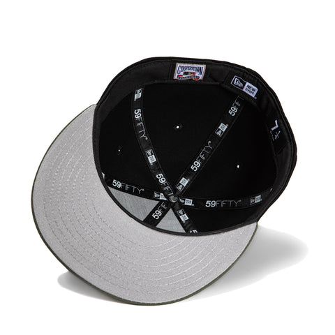 New Era 59Fifty Chicago White Sox 95th Anniversary Patch Hat - Black, Olive