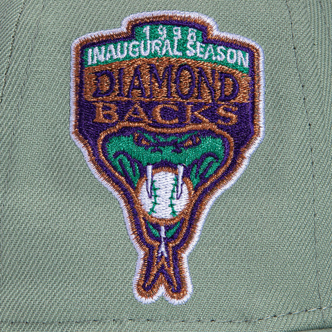 New Era 59Fifty Arizona Diamondbacks Inaugural Patch D Hat - Everest Green