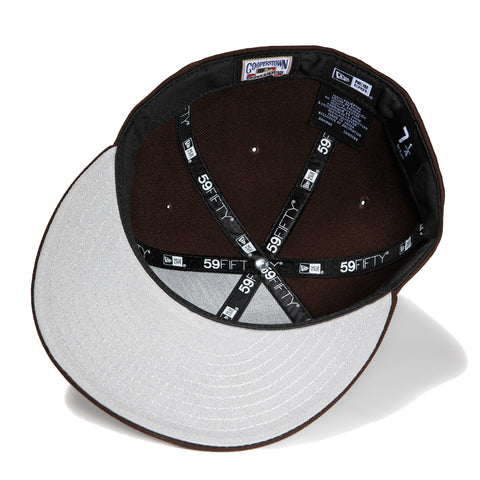 New Era 59Fifty New York Yankees 1996 World Series Patch Hat - Brown, White