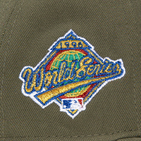 New Era 59Fifty New York Yankees 1996 World Series Patch Hat - Olive