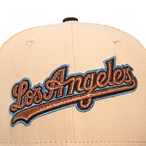 New Era 59Fifty Los Angeles Dodgers 50th Anniversary Stadium Patch Hat - Peach, Brown