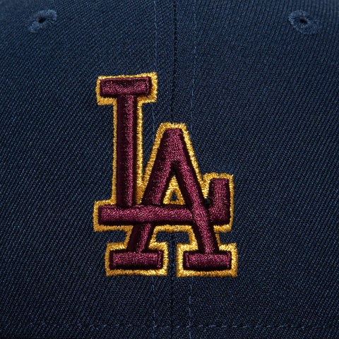 New Era 59Fifty Los Angeles Dodgers 1988 World Series Patch Hat - Navy, Maroon