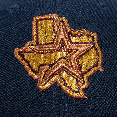 New Era 59Fifty Houston Astros 2004 All Star Game Patch Alternate Hat - Navy, Maroon