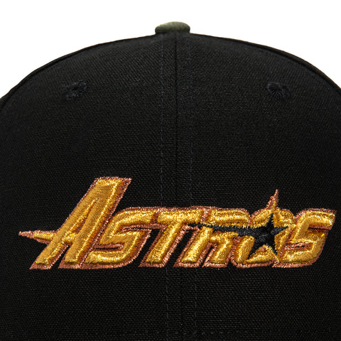 New Era 59Fifty Houston Astros Astrodome Patch Hat - Black, Olive
