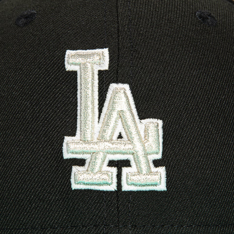 New Era 59Fifty Los Angeles Dodgers 60th Anniversary Stadium Patch Hat - Black, Mint
