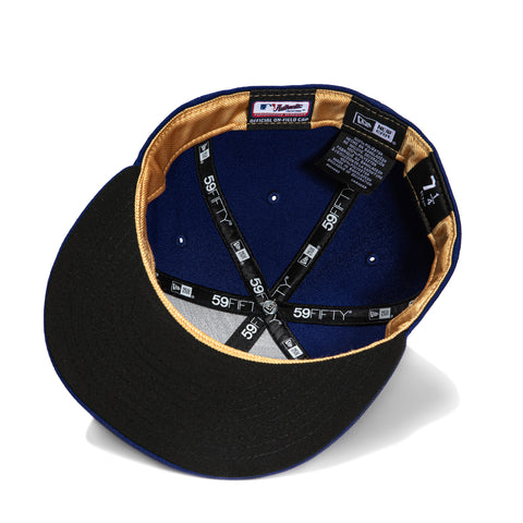 New Era 59Fifty Texas Rangers 2023 World Series Champions Patch Gold Hat - Royal