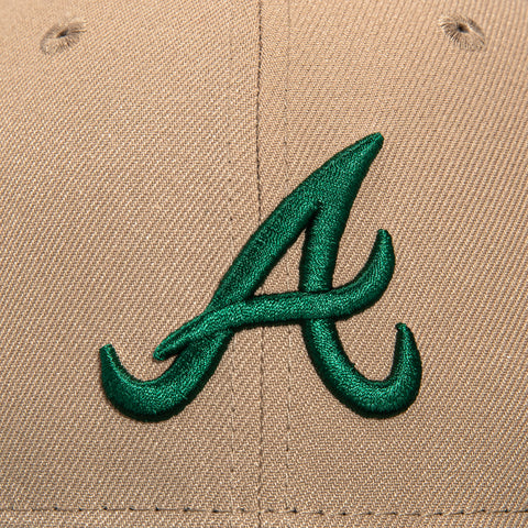 New Era 59Fifty Atlanta Braves 2000 All Star Game Patch Hat - Khaki, Green