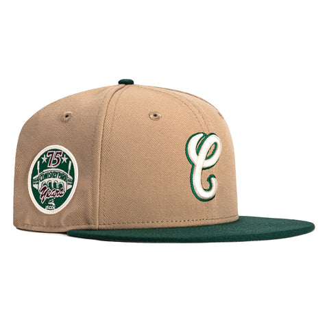 New Era 59Fifty Chicago White Sox 75th Anniversary Patch Hat - Khaki, Green