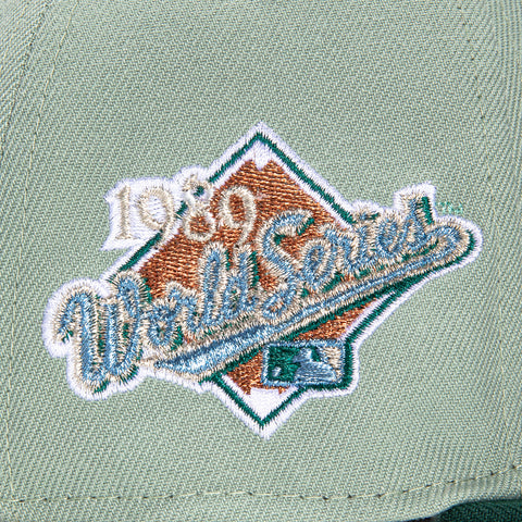 New Era 59Fifty San Francisco Giants 1989 World Series Patch Hat - Mint, Green