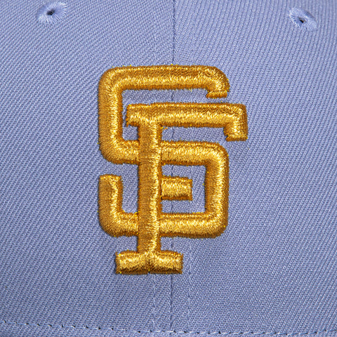 New Era 59Fifty San Francisco Giants 1989 World Series Patch Hat - Lavender, Navy