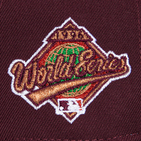 New Era 59Fifty Kansas City Royals 1996 World Series Patch Hat - Maroon, White