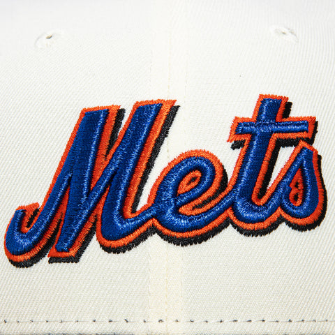 New Era 59Fifty New York Mets 40th Anniversary Stadium Patch Word Hat - White, RealTree