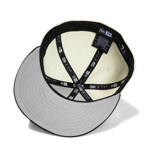 New Era 59Fifty Yaquis de Obregon Logo Patch Hat - White, Black