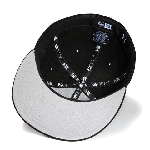 New Era 59Fifty Yaquis de Obregon Logo Patch Feather Hat - Black