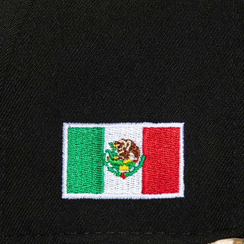 New Era 59Fifty Yaquis de Obregon Mexico Flag Patch Hat - Black, RealTree