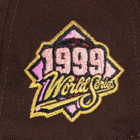 New Era 59Fifty Sweethearts New York Yankees 1999 World Series Patch Hat - Brown, Black, Red, Pink