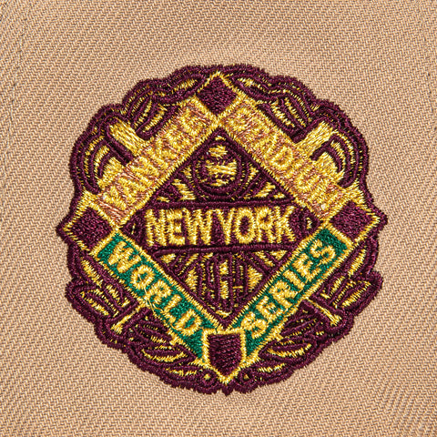 New Era 59Fifty New York Yankees 1939 World Series Patch Hat - Khaki, Green