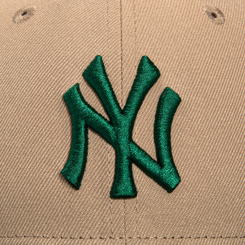 New Era 59Fifty New York Yankees 1939 World Series Patch Hat - Khaki, Green
