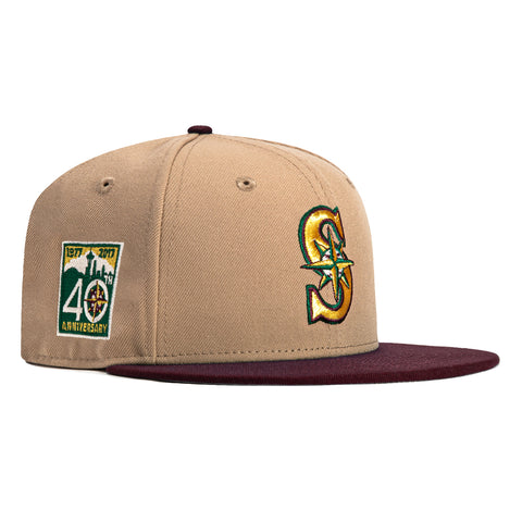 New Era 59Fifty Seattle Mariners 40th Anniversary Patch Hat 