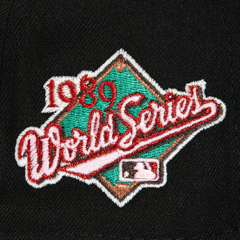 New Era 59Fifty San Francisco Giants 1989 World Series Patch Hat - Black, Brown
