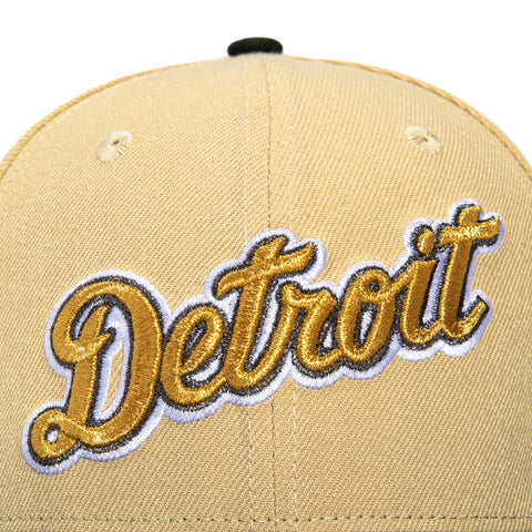 New Era 59Fifty Detroit Tigers Tiger Stadium Patch Hat - Tan, Black