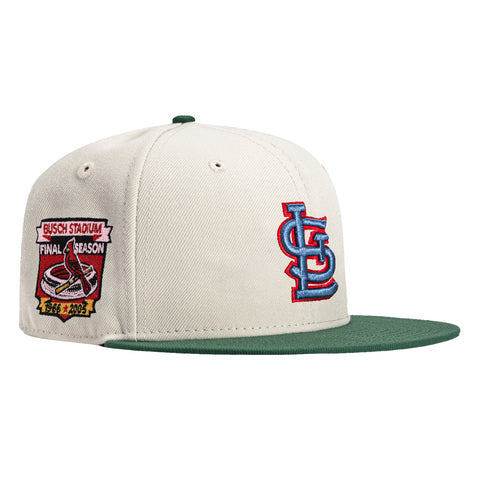 New Era 59Fifty St Louis Cardinals Final Season Patch Hat - Stone 