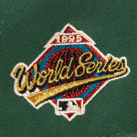 New Era 59Fifty Atlanta Braves 1995 World Series Patch Hat - Green, Black, Indigo, Red