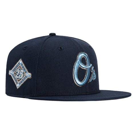 New Era 59Fifty Galaxy Pack Baltimore Orioles 25th Anniversary Stadium Patch Alternate Hat - Navy
