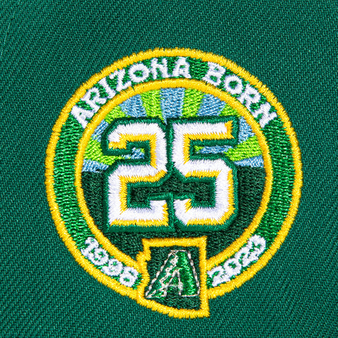 New Era 59Fifty Arizona Diamondbacks 25th Anniversary Patch D Hat - Green, Gold