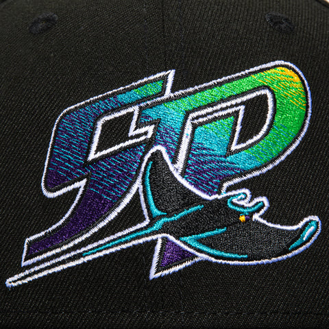 New Era 59Fifty St. Petersburg Devil Rays Hat - Black