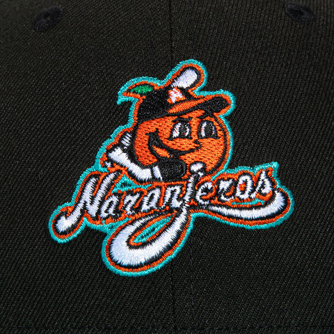 New Era 59Fifty Naranjeros De Hermosillo Logo Patch Hat - Black, Teal