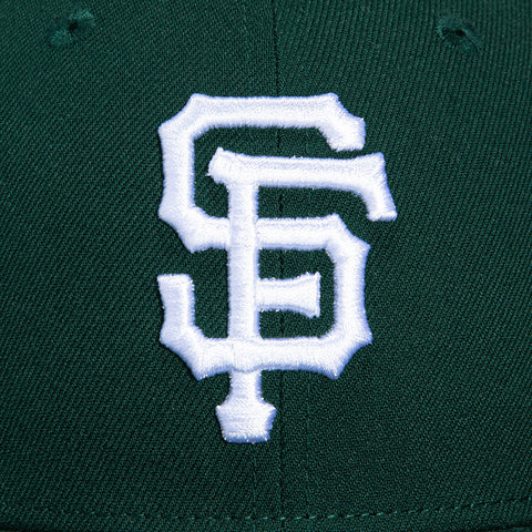New Era 59Fifty San Francisco Giants 50th Anniversary Patch Hat - Green, Metallic Gold