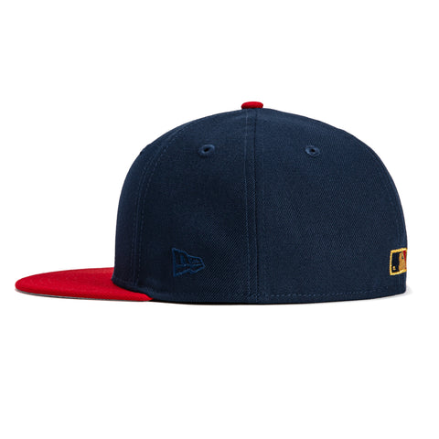 New Era 59Fifty New York Yankees 1996 World Series Patch Hat - Navy, Red, Metallic Gold