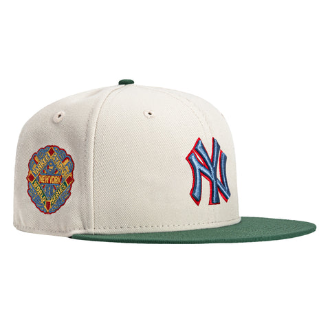 New Era 59Fifty New York Yankees 1939 World Series Patch Hat - Stone, Green, Indigo, Red