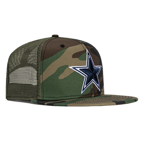 New Era 9Fifty Dallas Cowboys Star Trucker Snapback Hat - Camo