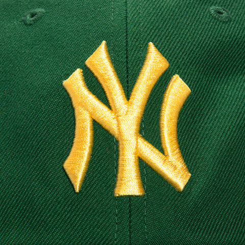 47 Brand Lemonade Sureshot Captain New York Yankees 1999 World Series Patch Snapback Hat - Green