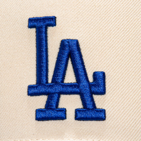 47 Brand Stone Dome Hitch Los Angeles Dodgers 60th Anniversary Patch Snapback Hat - White, Royal