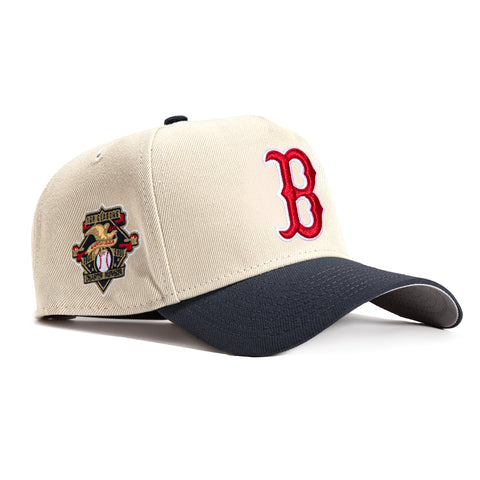 47 Brand Stone Dome Hitch Boston Red Sox Charter Member Patch Snapback Hat - White, Navy