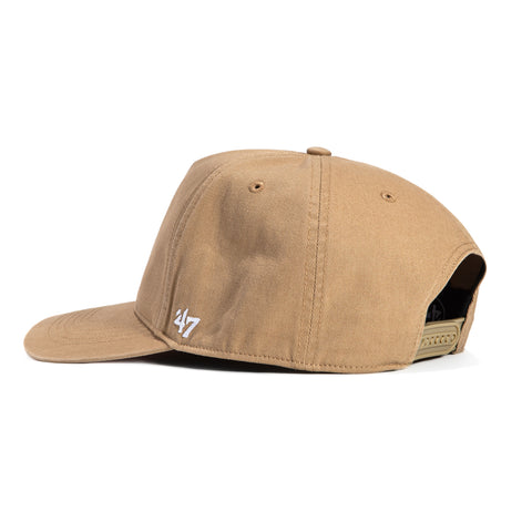 47 Brand Sandstorm Los Angeles Dodgers 100th Anniversary Patch Hitch Snapback Hat - Khaki