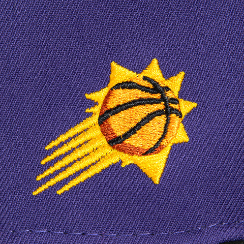 New Era 59Fifty Phoenix Suns Logo Patch El Valle Hat - Purple, Black