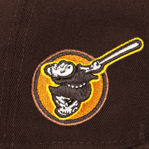 New Era 59Fifty San Diego Padres Logo Patch Slam Diego Rail Hat - Tan, Brown