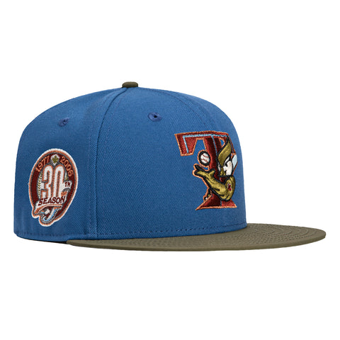 New Era 59Fifty Outdoors Toronto Blue Jays 30th Anniversary Patch Hat - Indigo, Olive